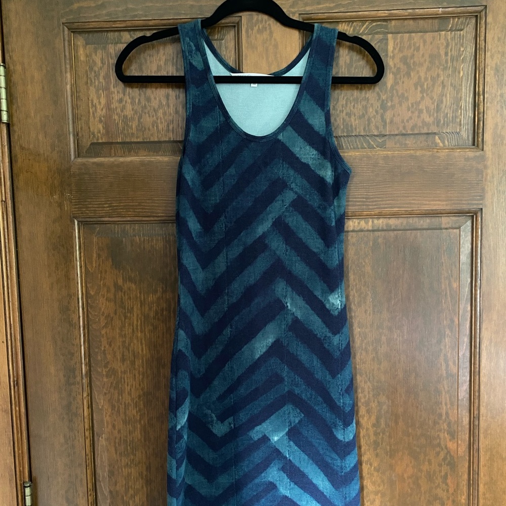 Green and Blue RACHEL body on dress